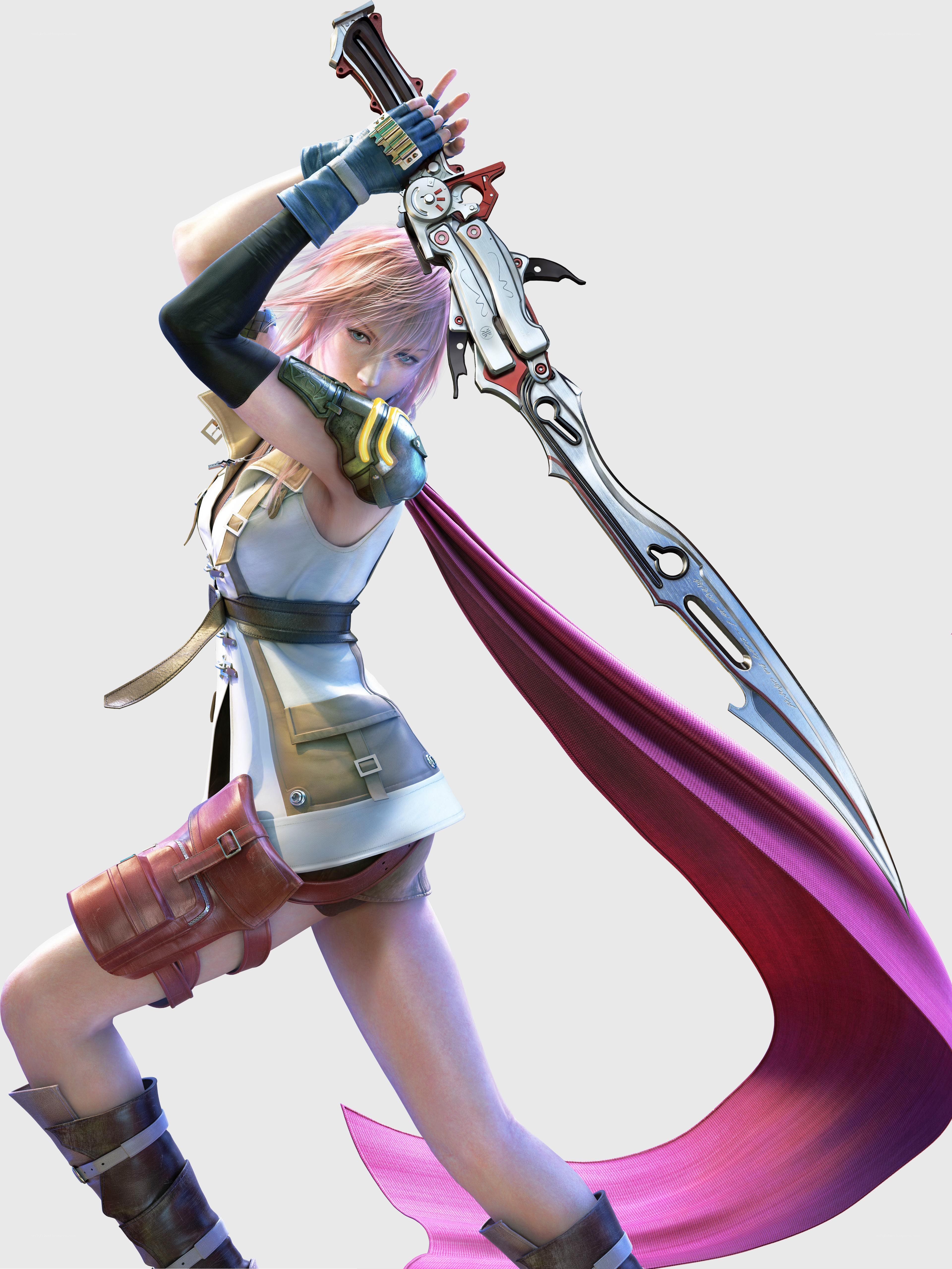 female warrior with large sword