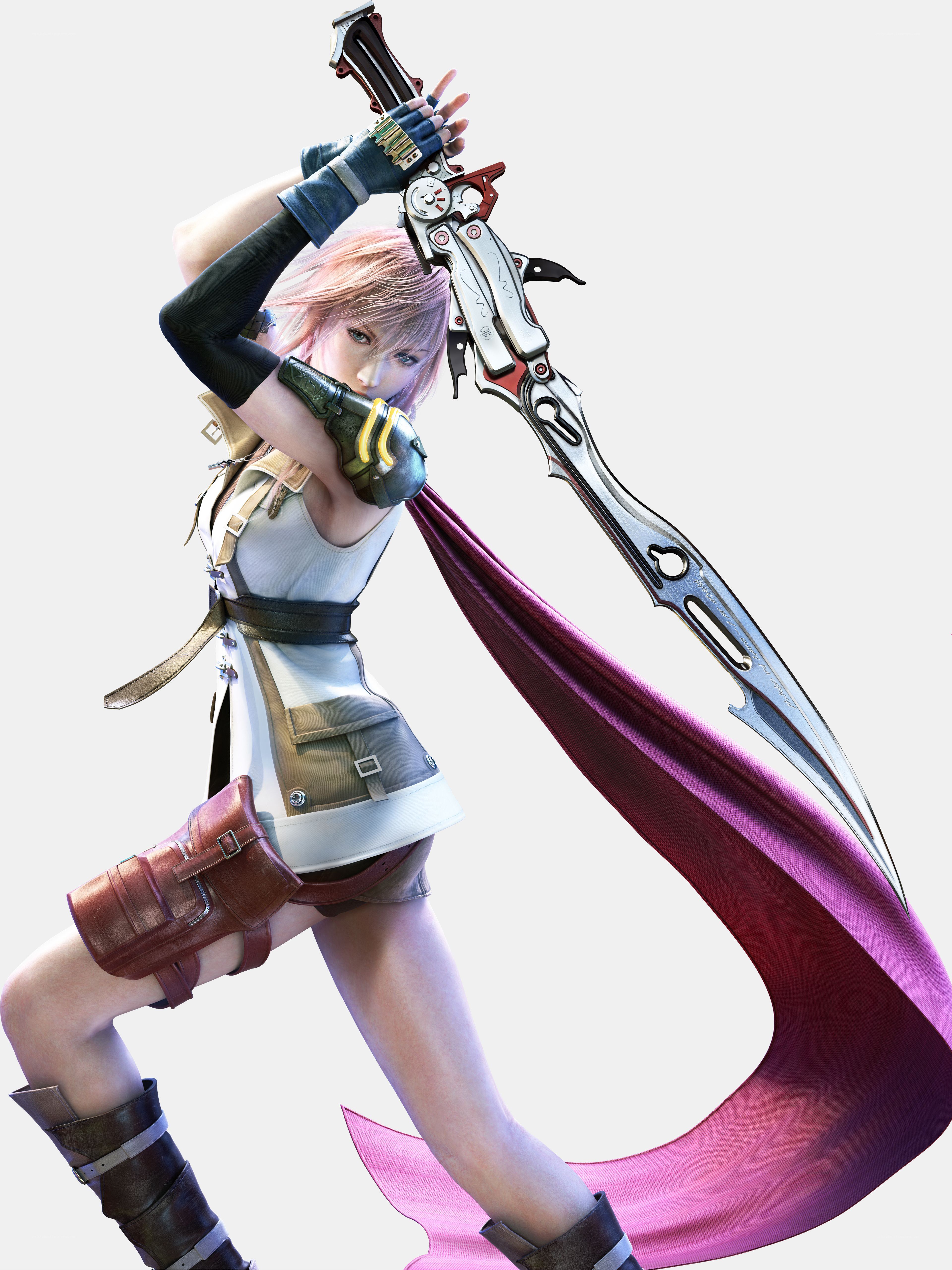 female warrior with large sword