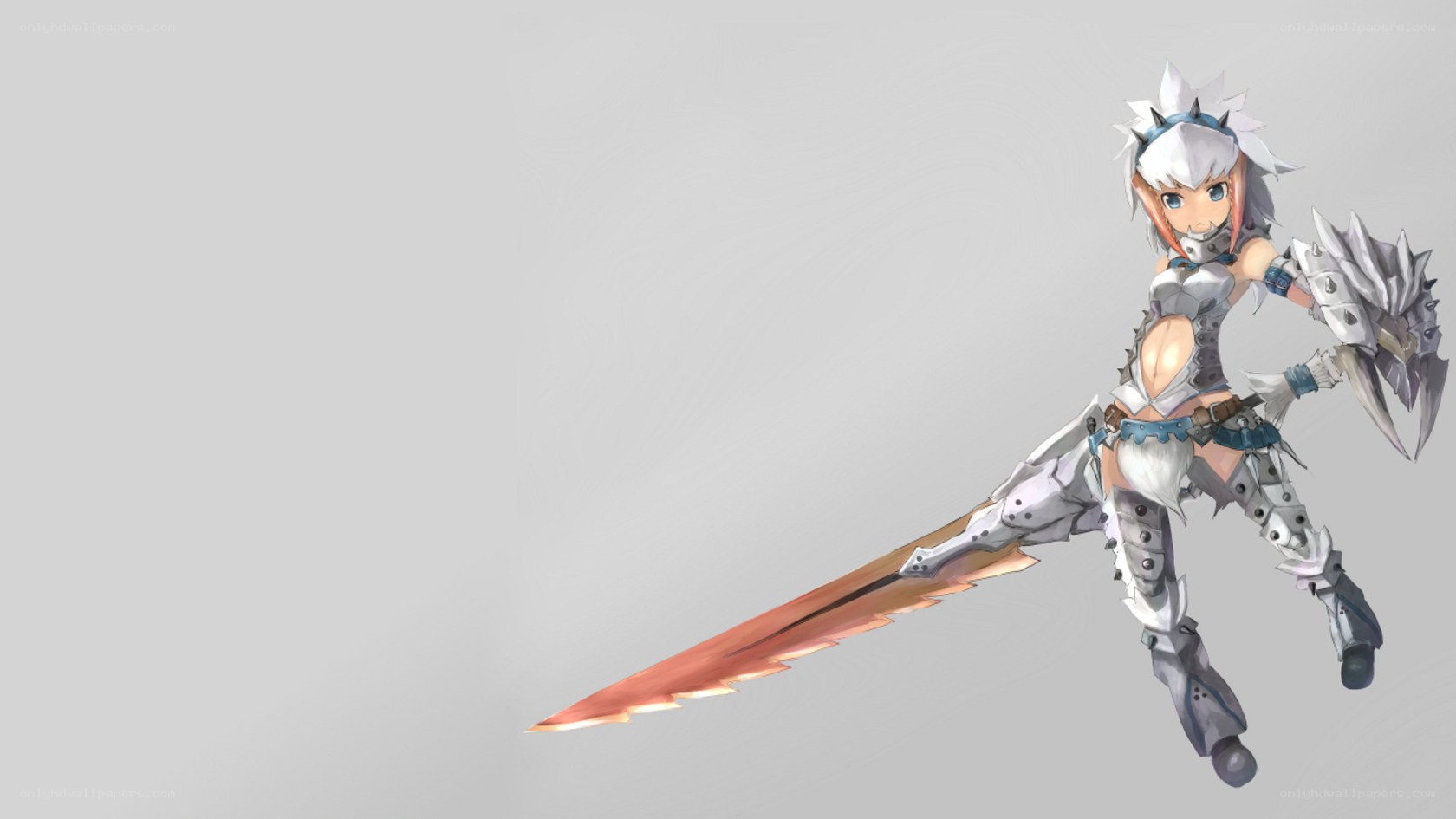 female warrior with large sword
