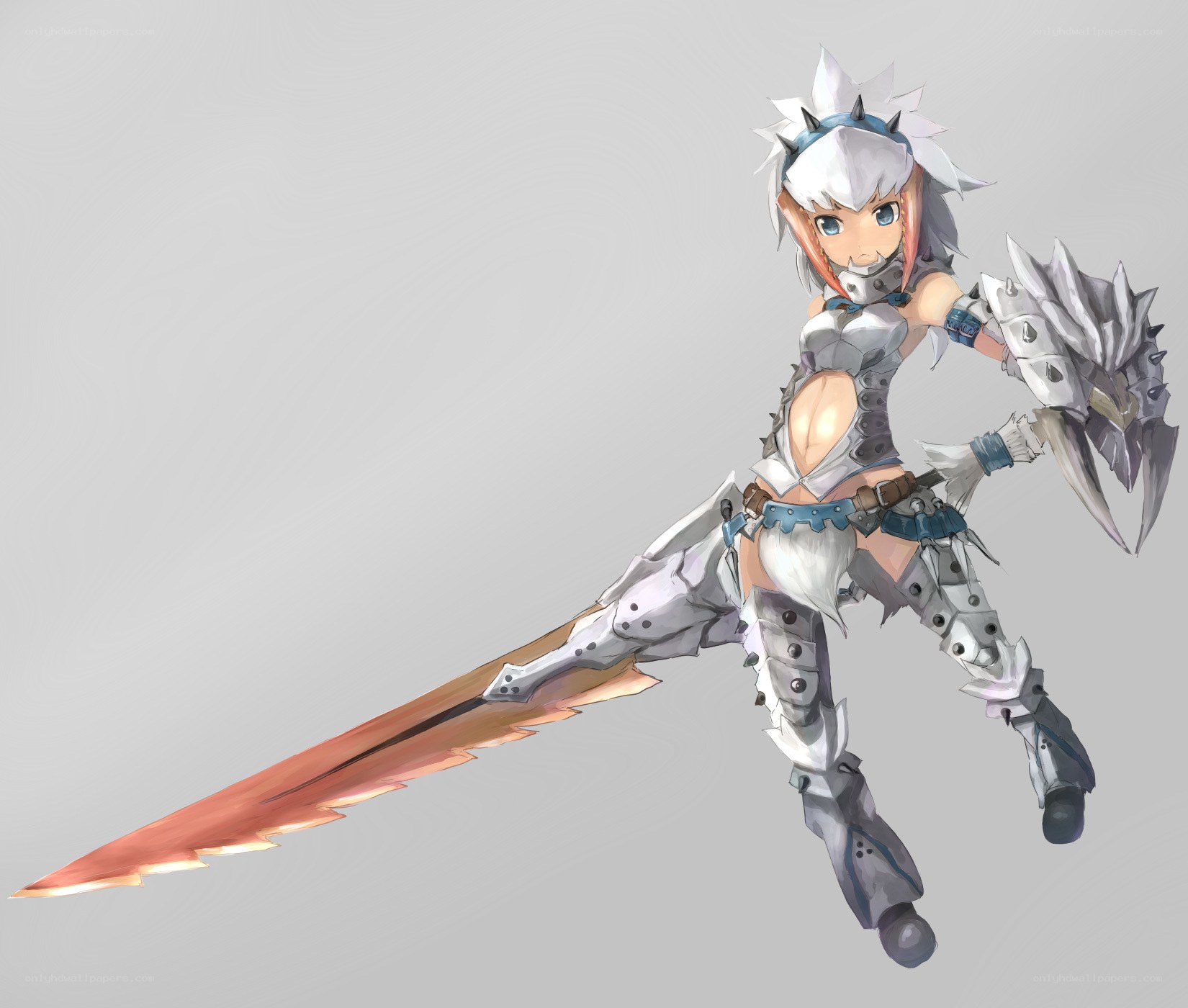 female warrior with large sword
