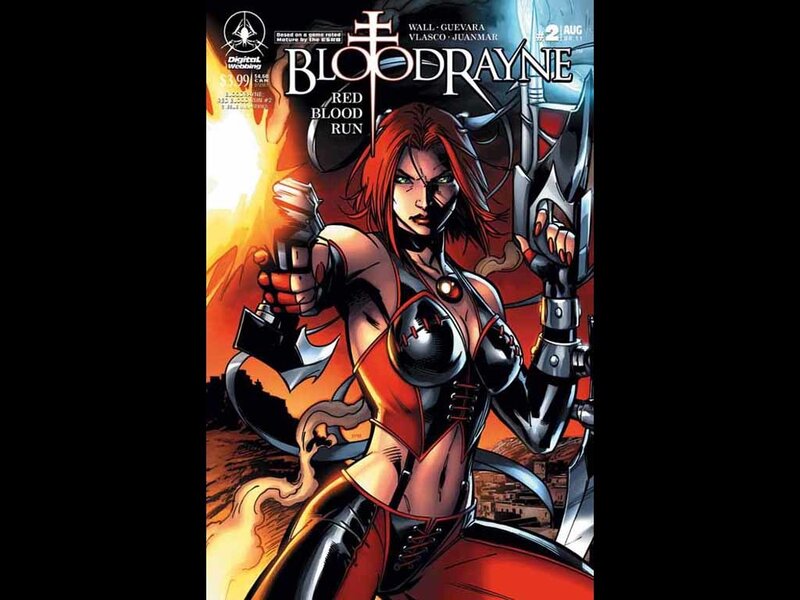 Female Warrior with Red Hair — Dramatic