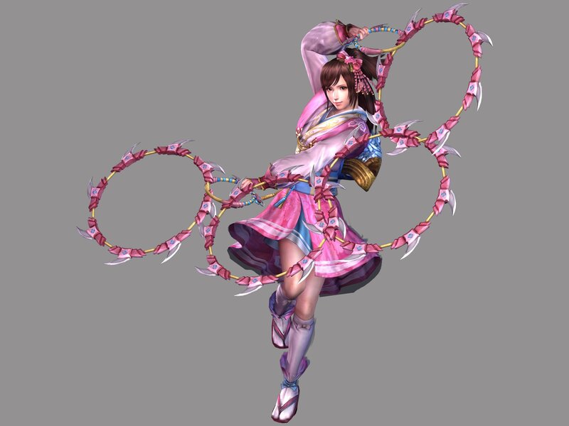 Female Warrior with Rings