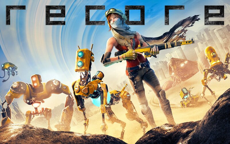 Female Warrior with Robots