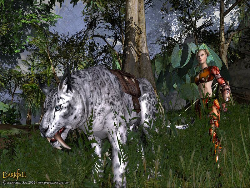 Female Warrior with Snow Leopard