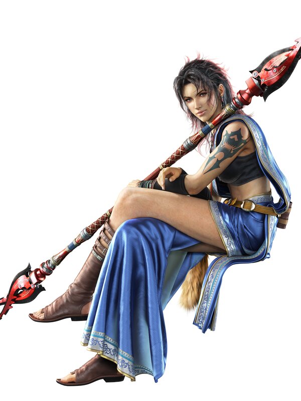 female warrior with spear