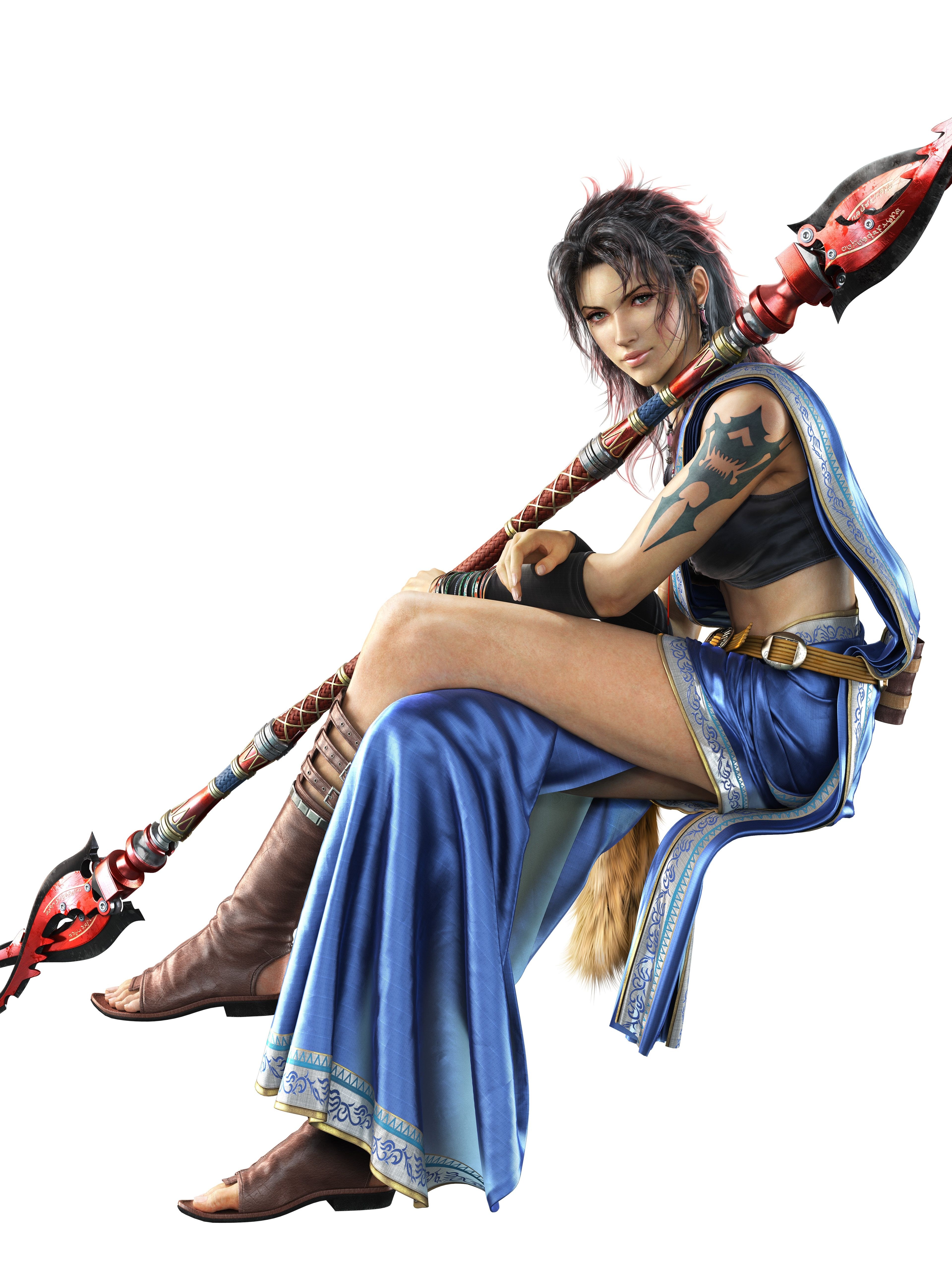 female warrior with spear