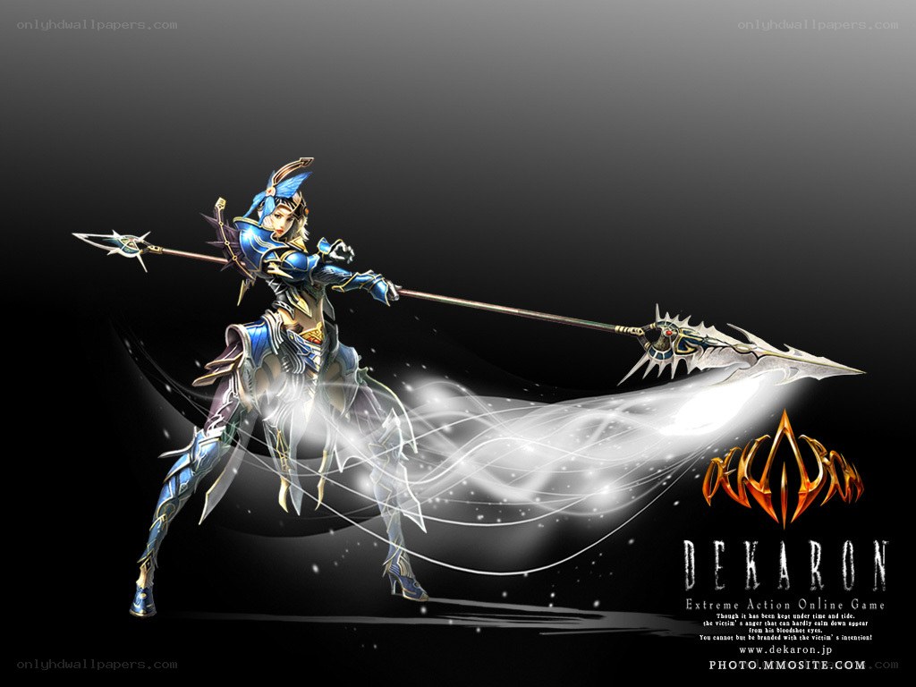 female warrior with spear