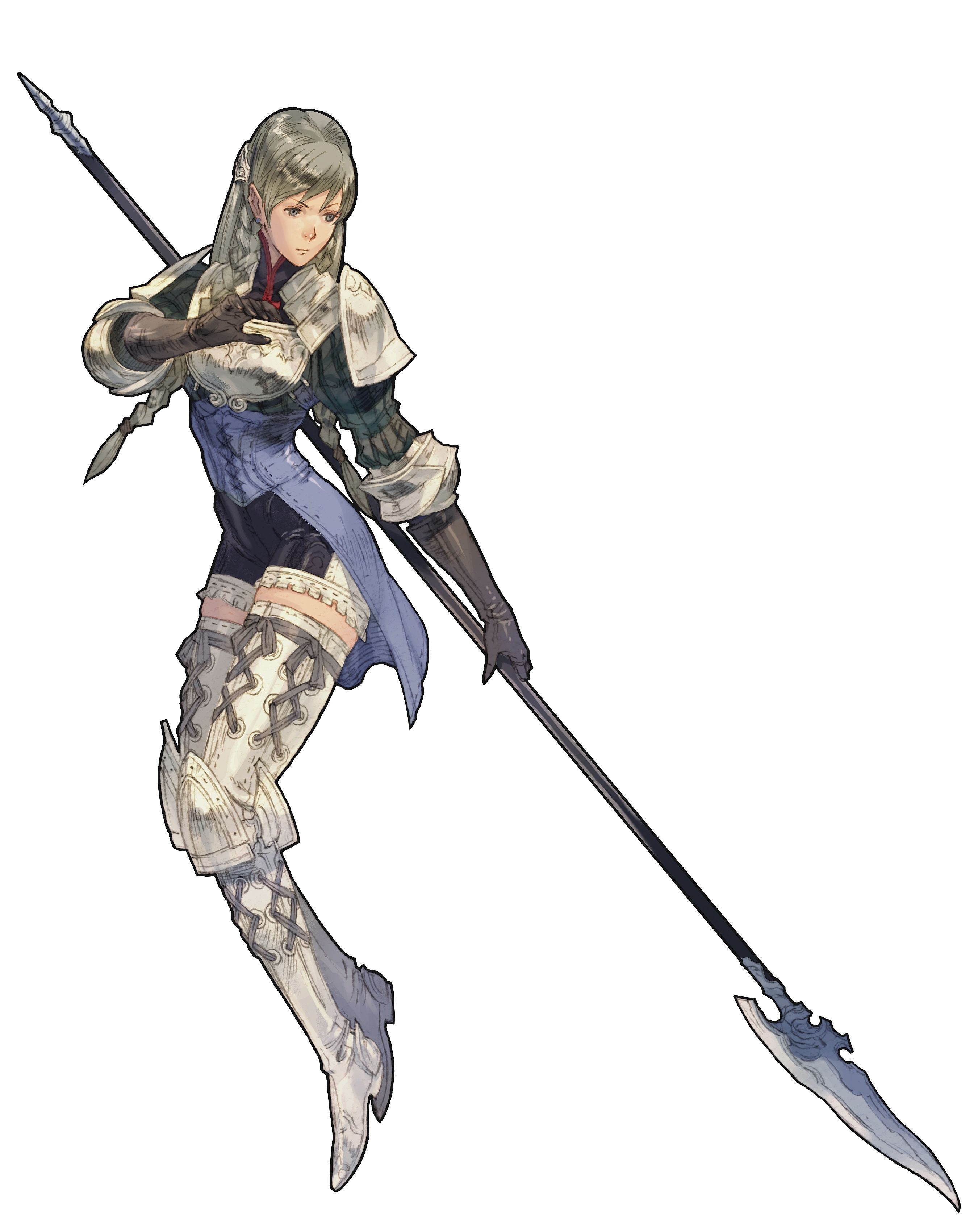 female warrior with spear