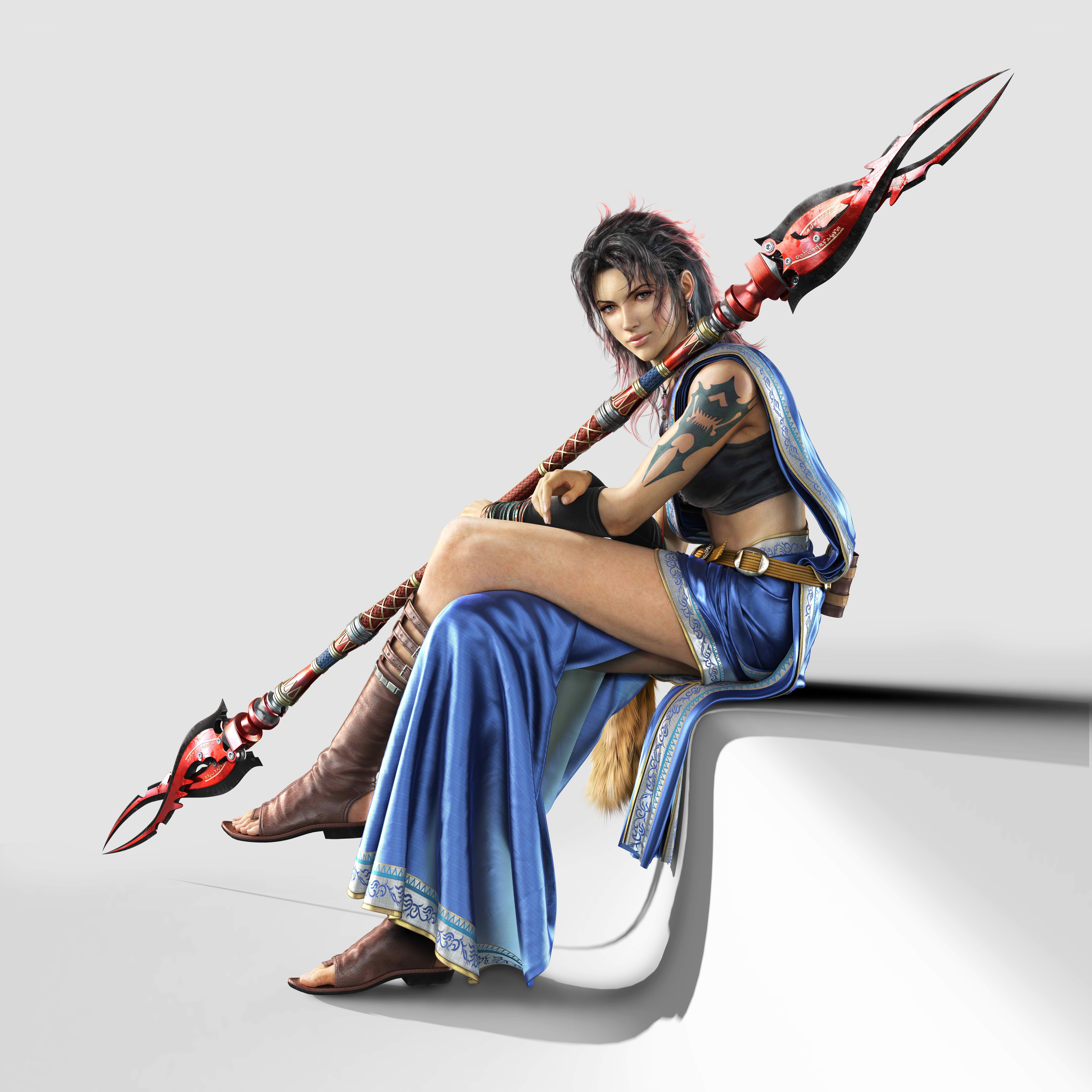 female warrior with spear