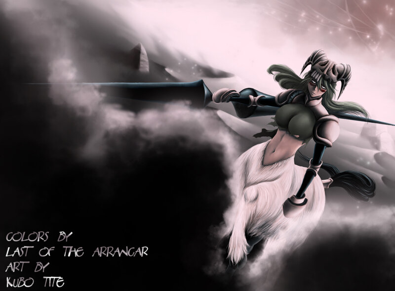 Female Warrior with Spear — Black, Dramatic