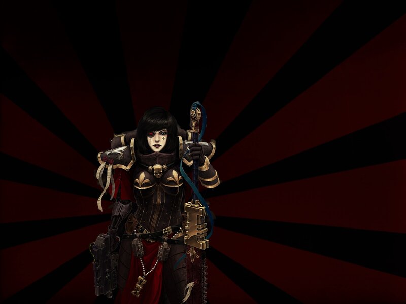 female warrior with staff