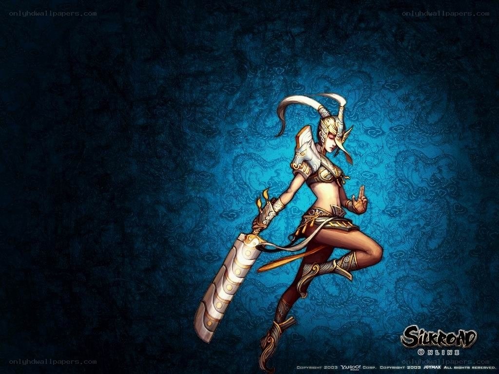 female warrior with sword