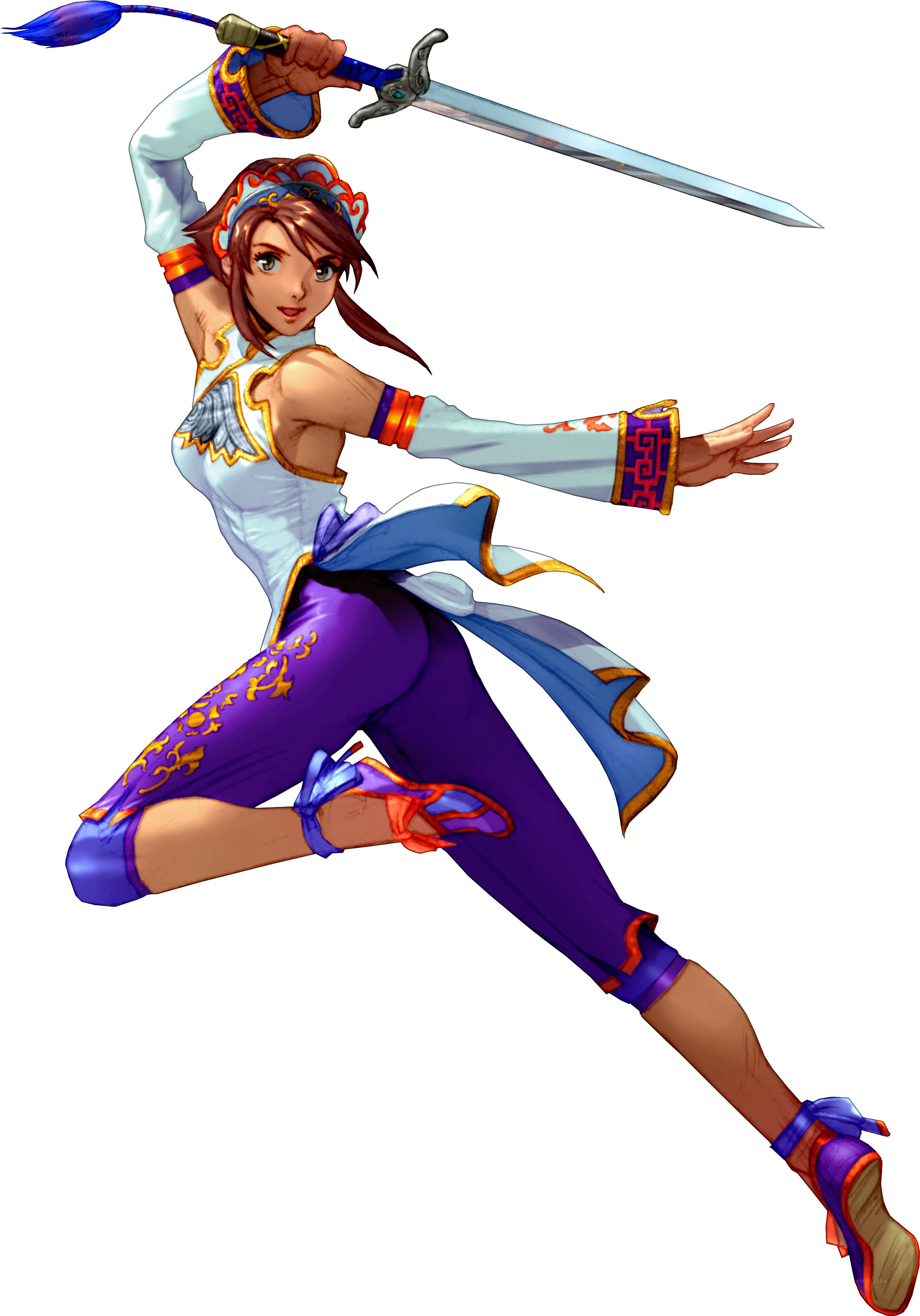 female warrior with sword