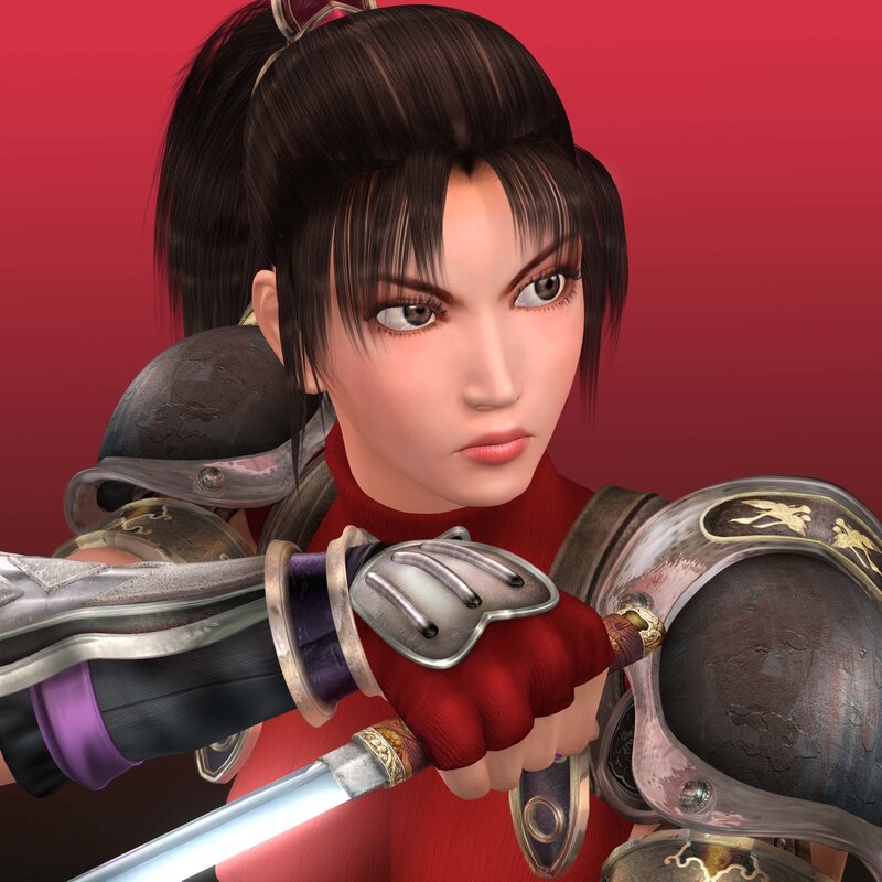 female warrior with sword