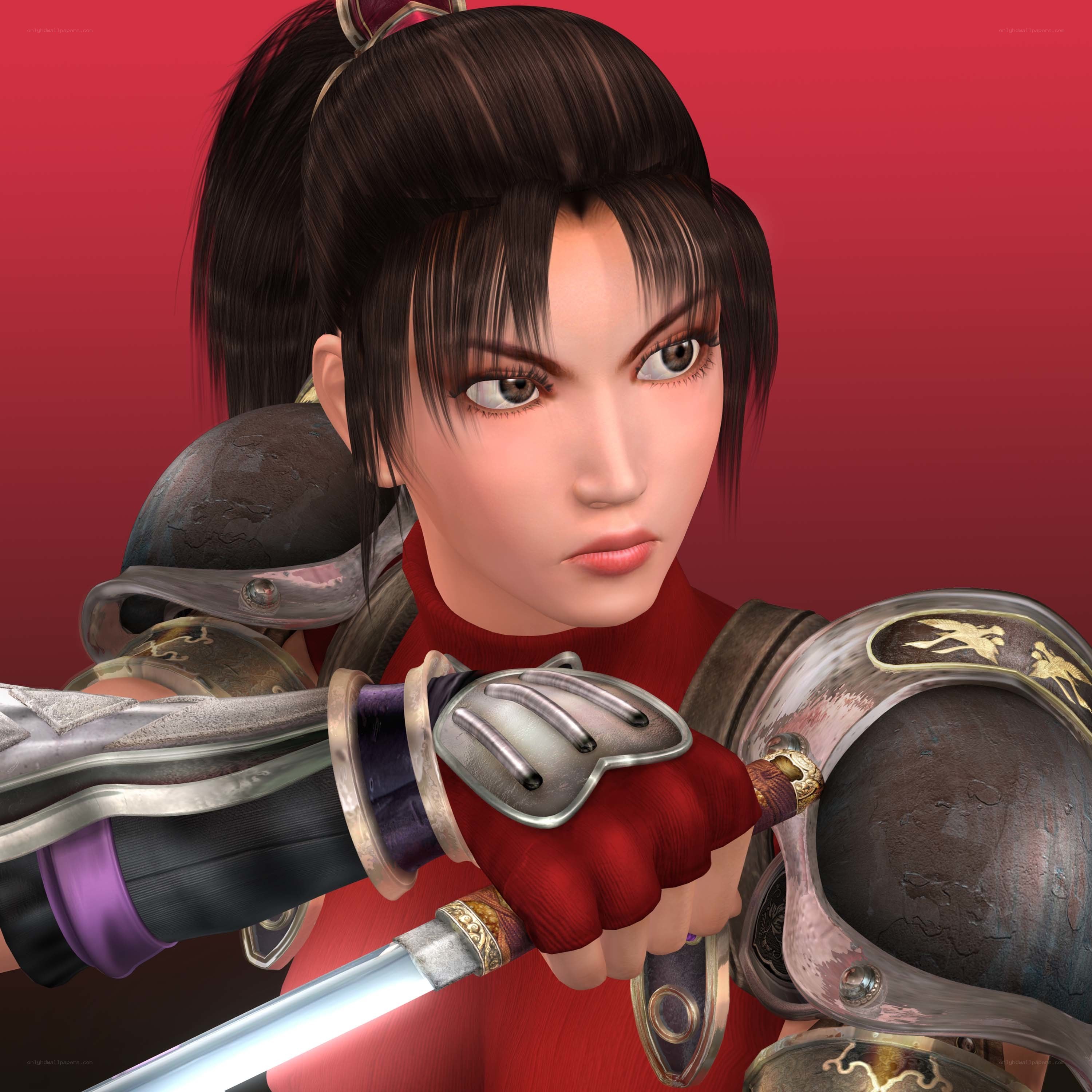 female warrior with sword