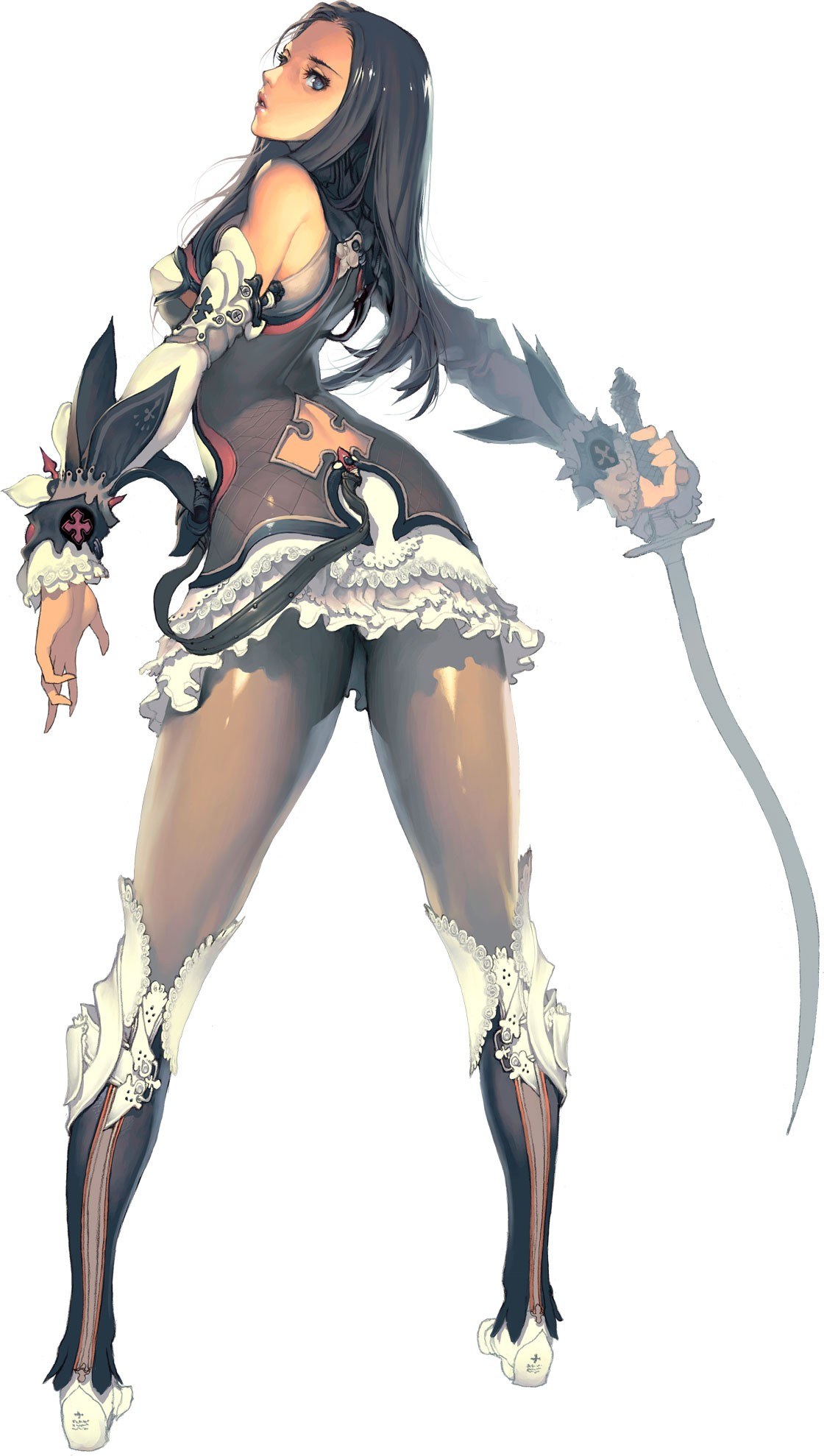 female warrior with sword