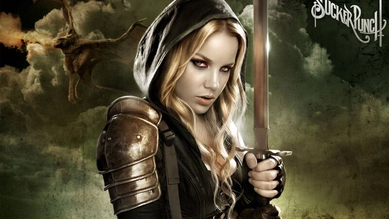 female warrior with sword