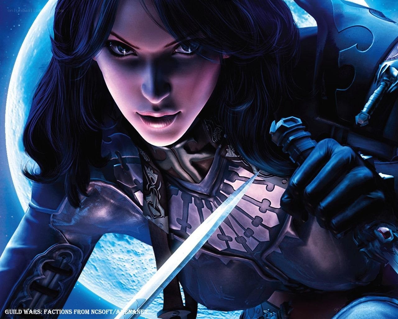 Female warrior with sword