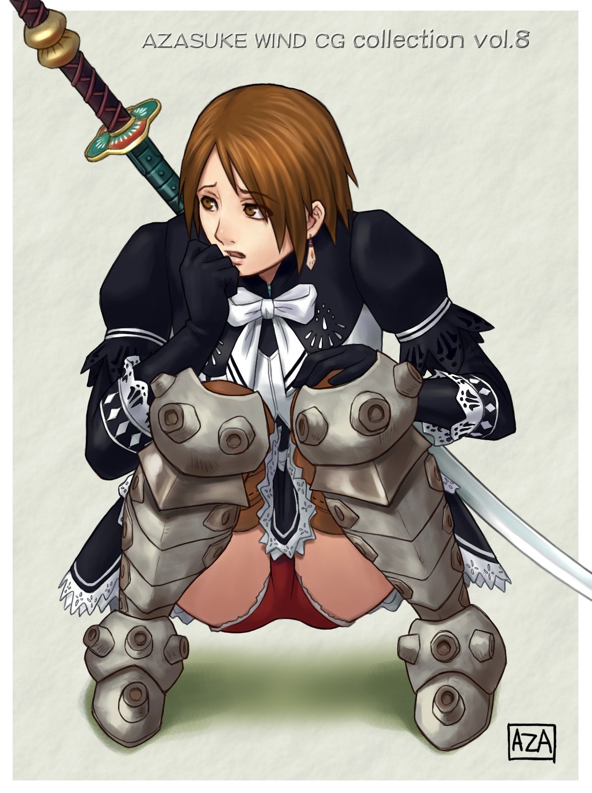 female warrior with sword