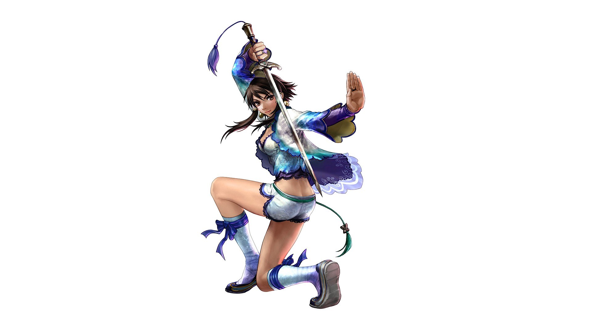 female warrior with sword
