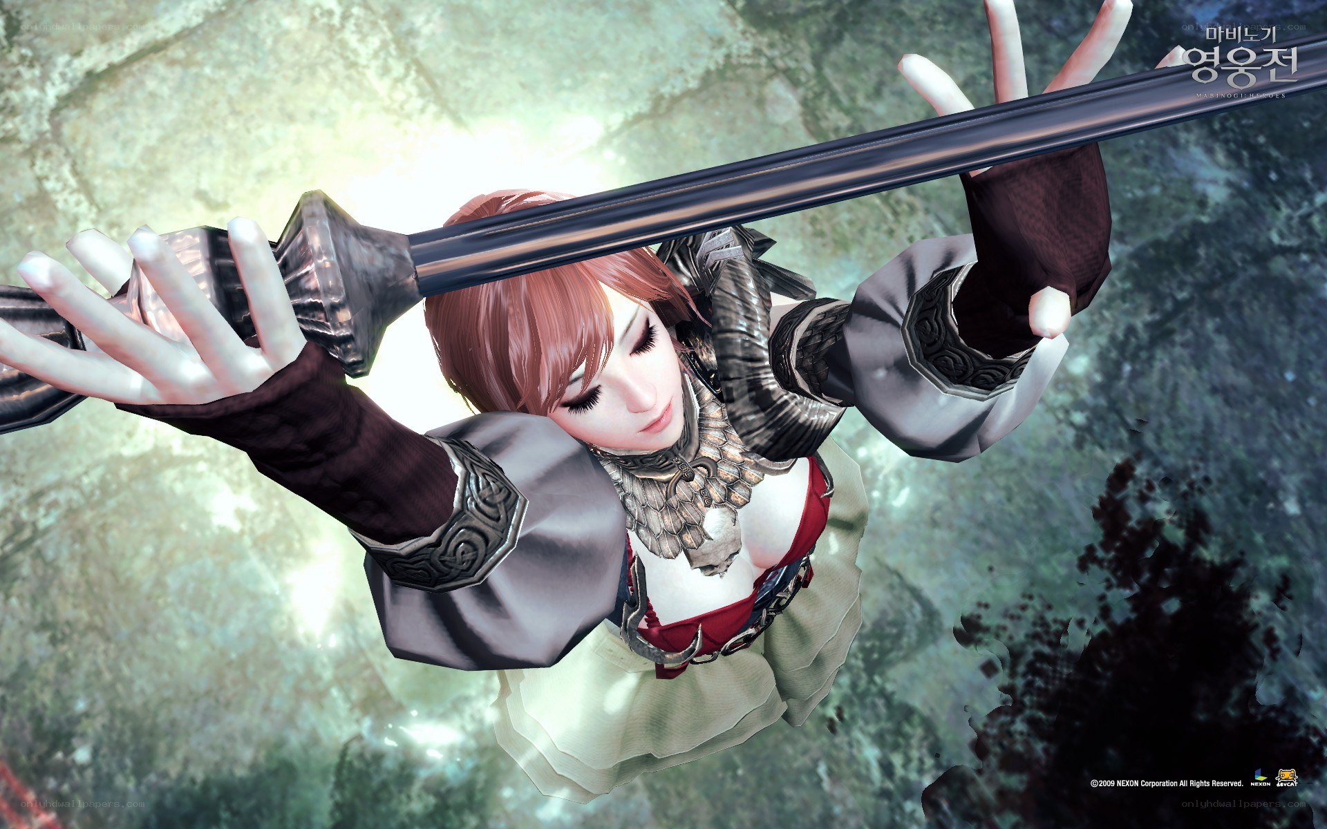 female warrior with sword