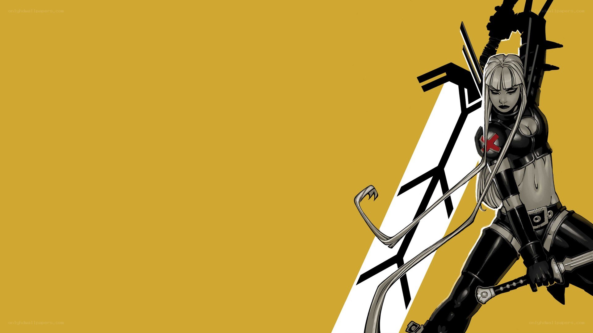 female warrior with sword