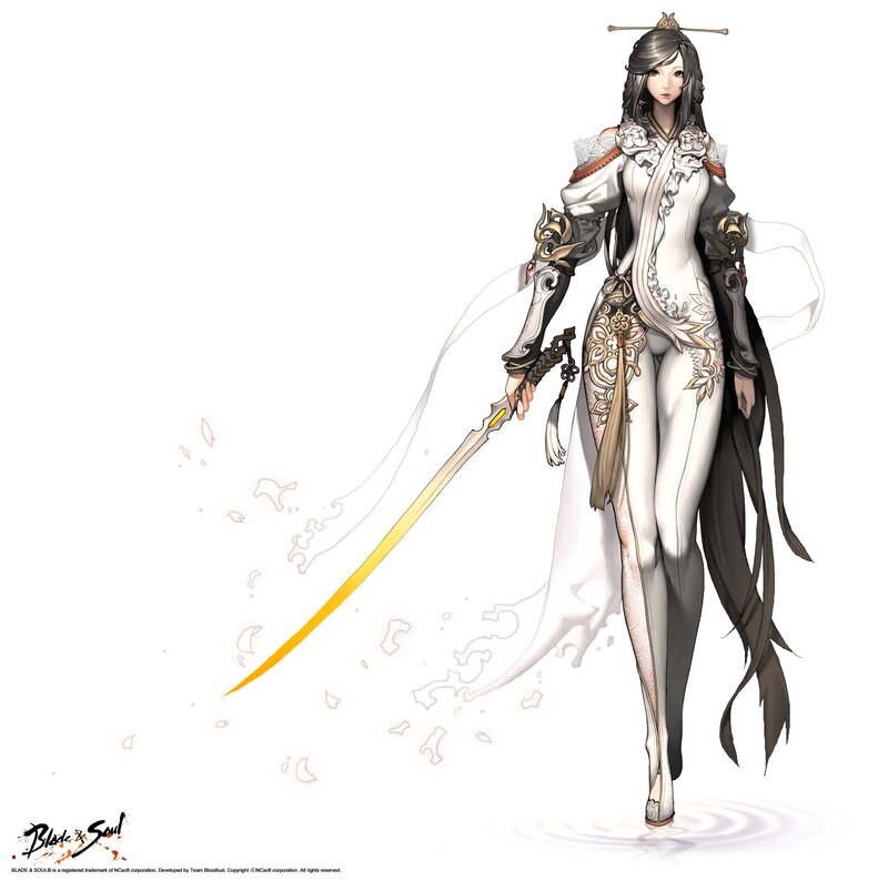 female warrior with sword