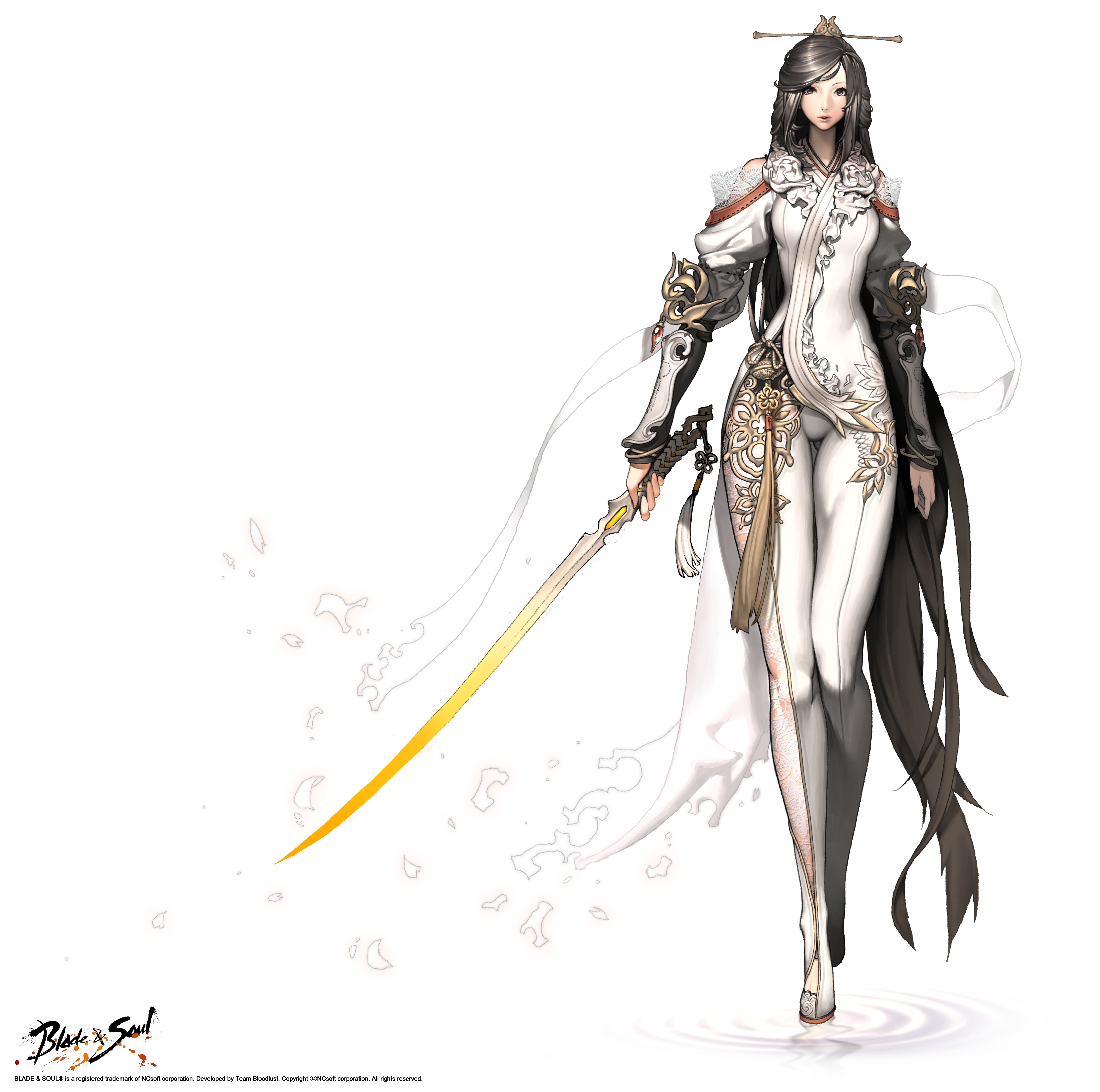female warrior with sword
