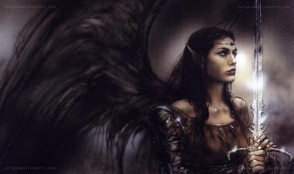 female warrior with sword