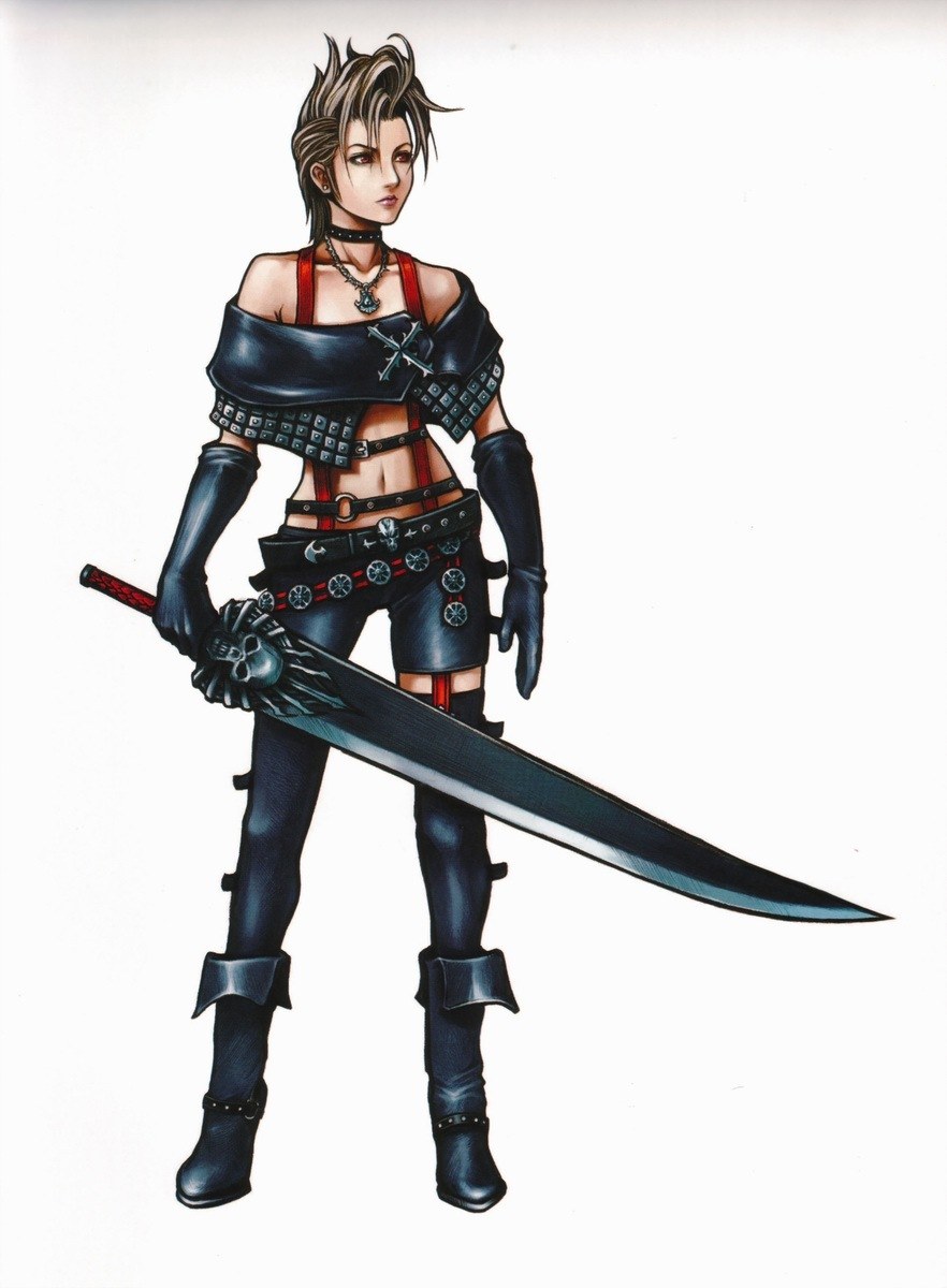 female warrior with sword