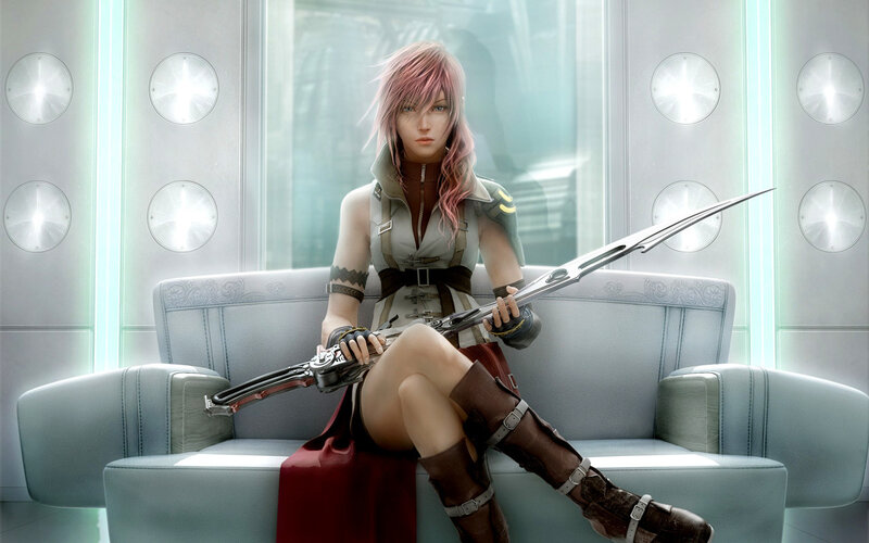 female warrior with sword