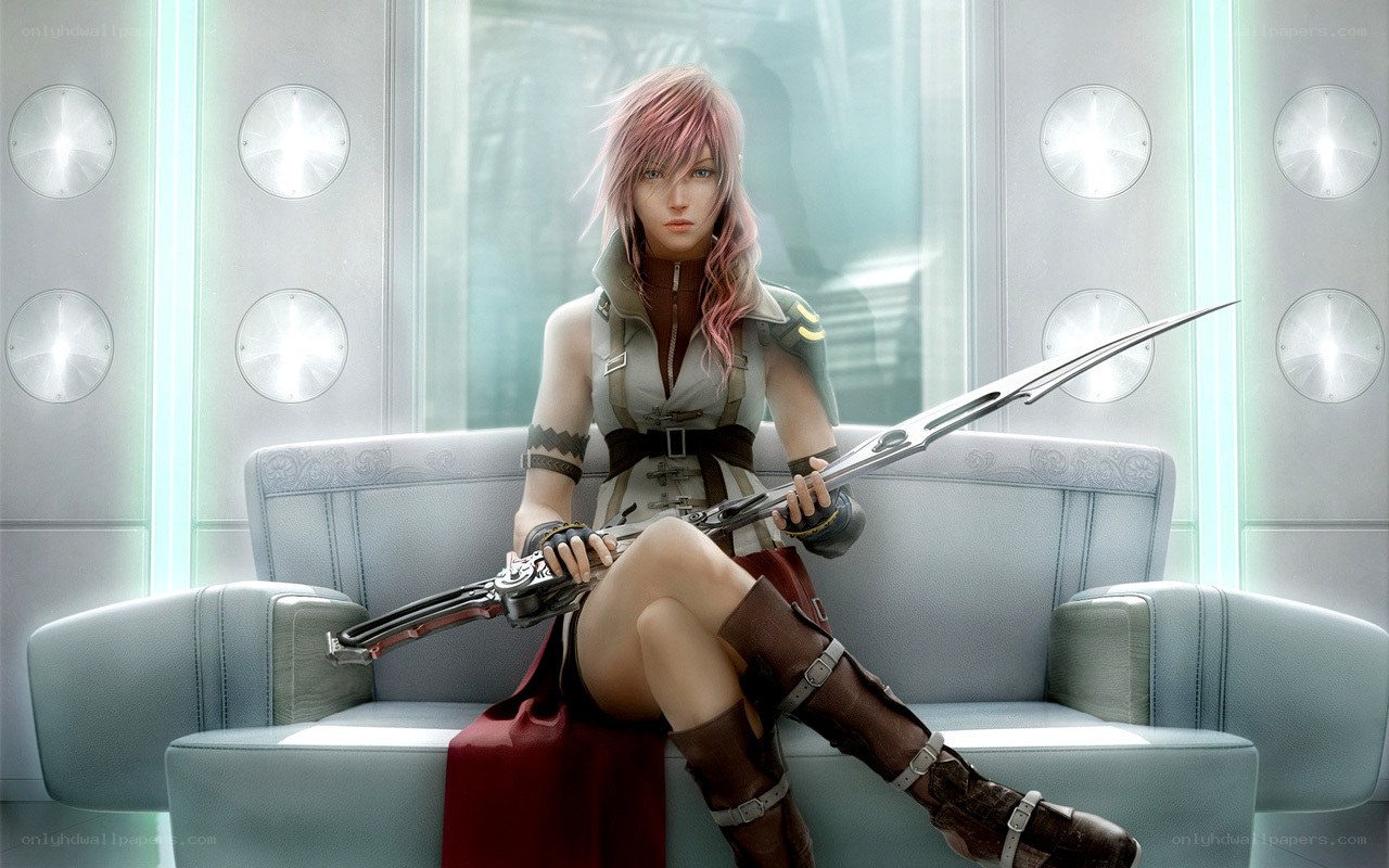 female warrior with sword