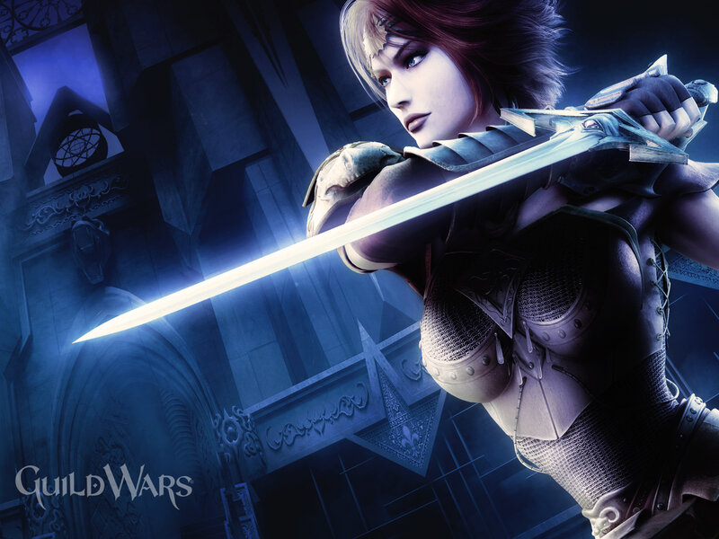 female warrior with sword