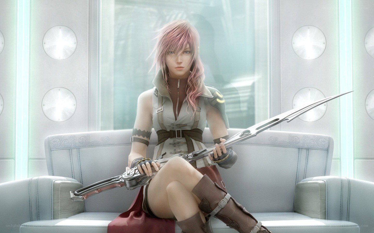female warrior with sword