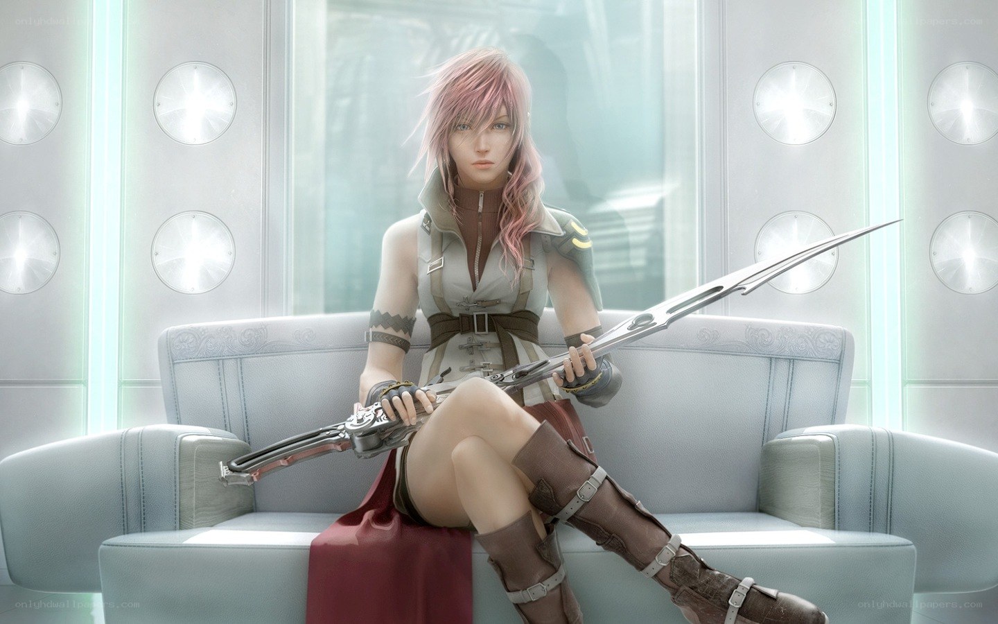 female warrior with sword