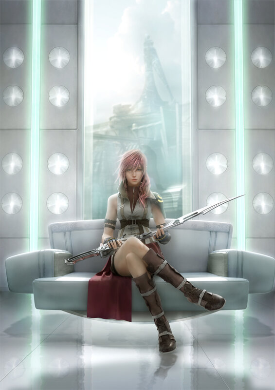 Female warrior with sword