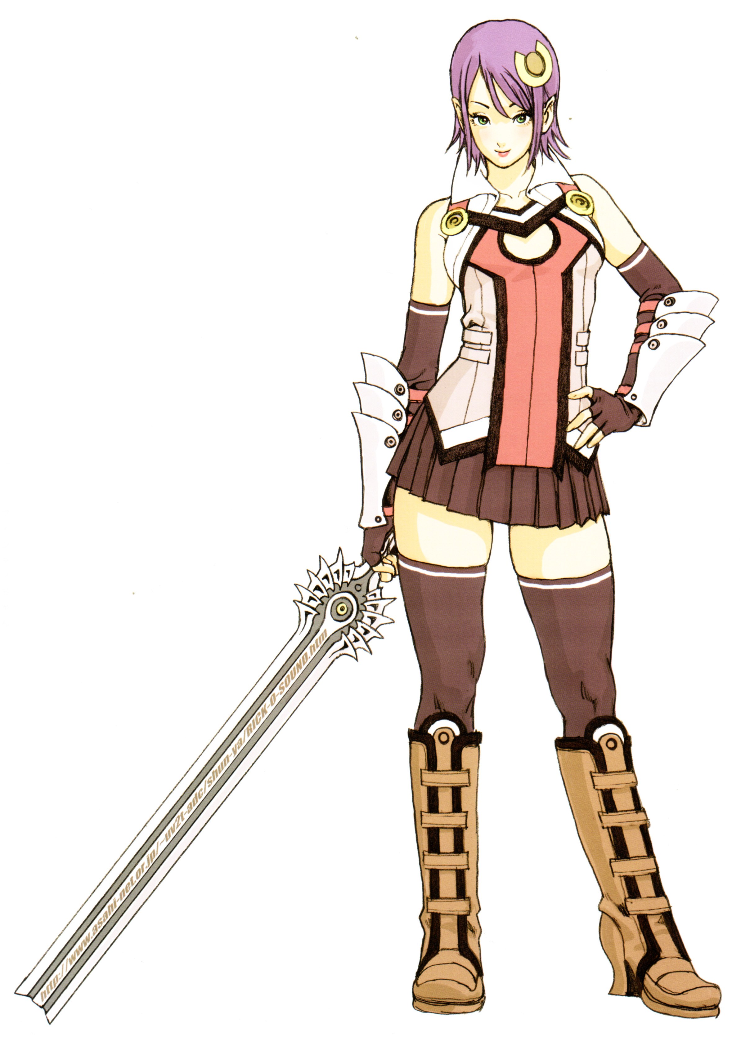 female warrior with sword