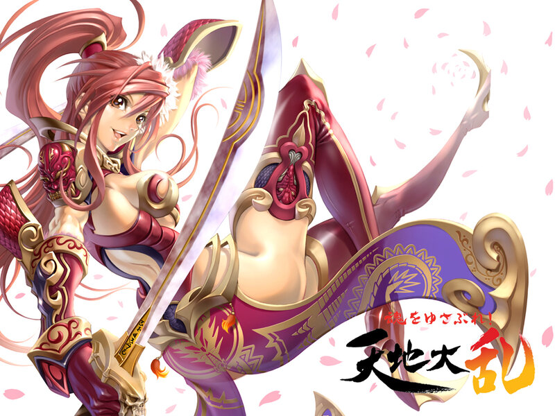 female warrior with sword