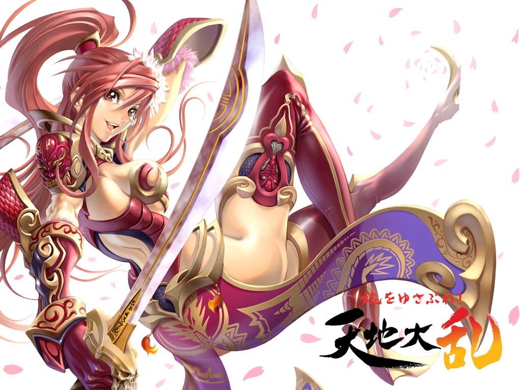 female warrior with sword