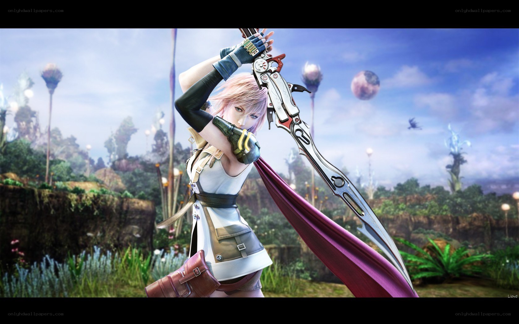 female warrior with sword