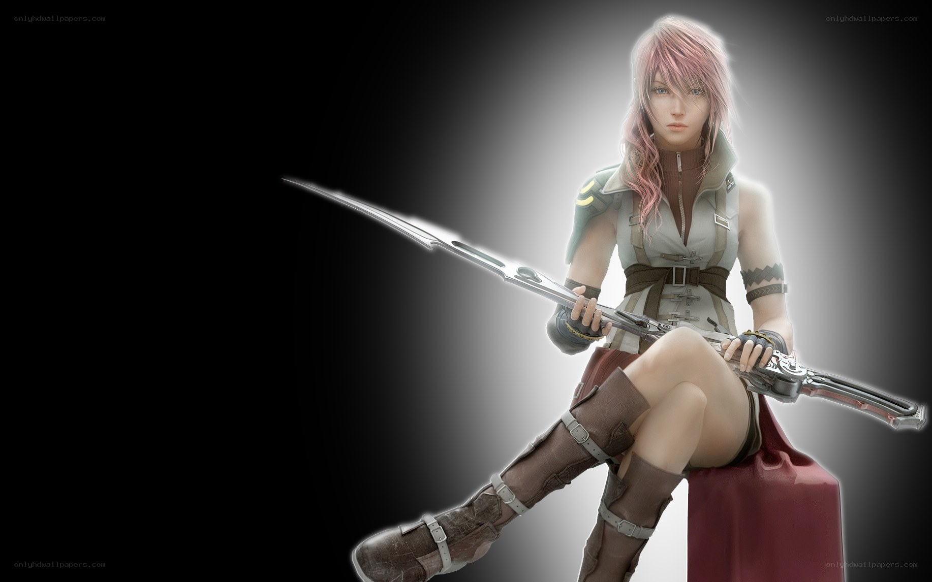 female warrior with sword
