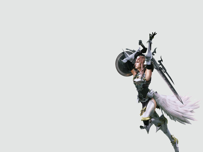 female warrior with sword and shield