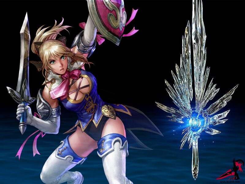 female warrior with sword and shield