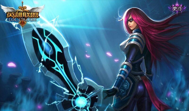 Female Warrior with Sword — Blue, Dramatic, Digital Art, Armor, Long Hair