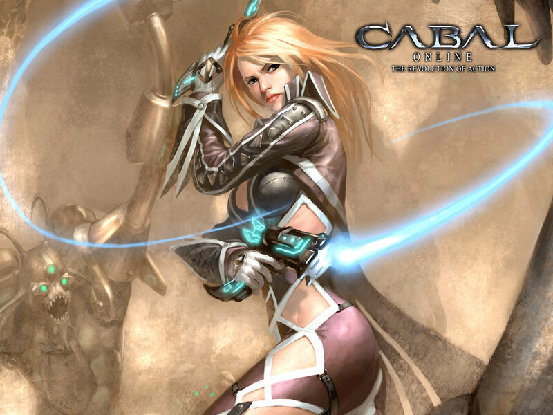 Female Warrior with Sword — Brown, Dramatic, Digital Art, Monster