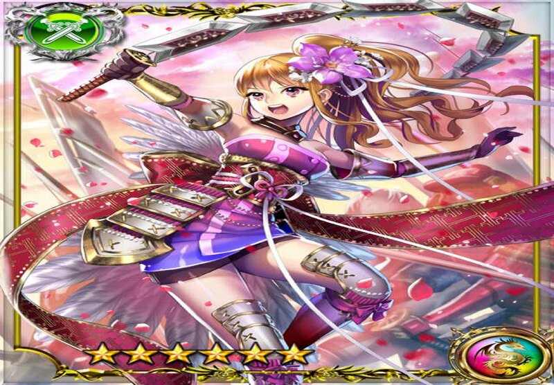 Female Warrior with Sword — Pink, Dynamic, Anime