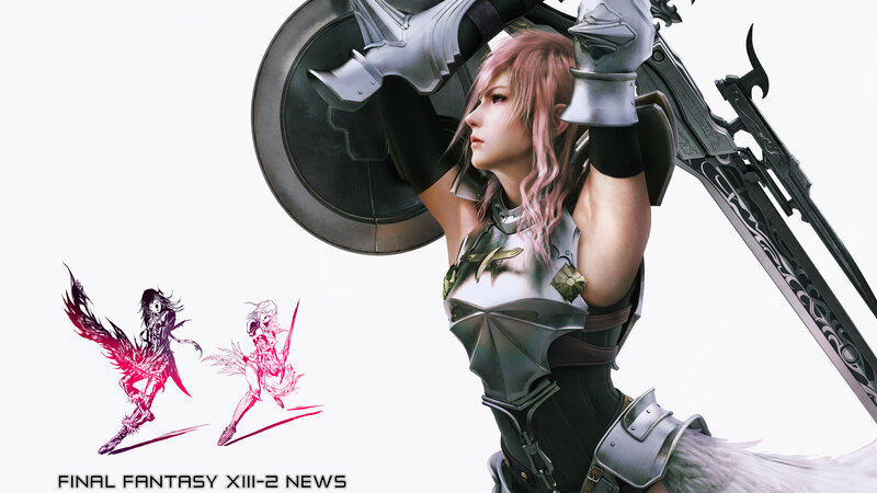Female Warrior with Sword — White, Dramatic, Digital Art, Shield, Pink Hair