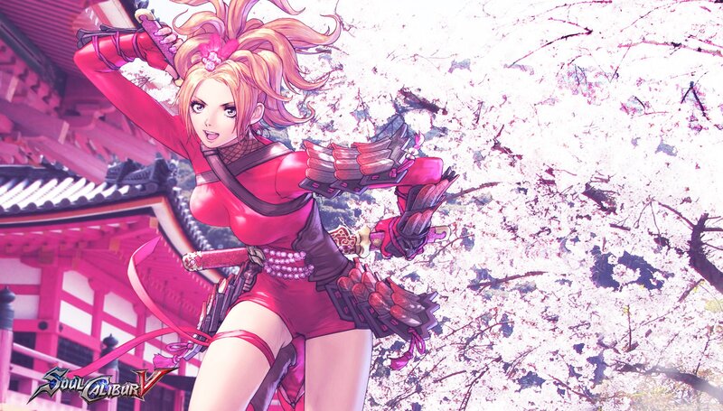 Female Warrior with Swords — Pink, Dynamic