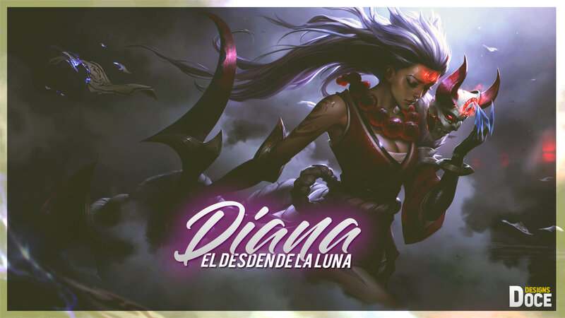 Female Warrior with White Hair — Purple, Dramatic, Night