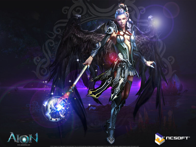 female warrior with wings